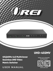 Orei UHD-402MV User Manual