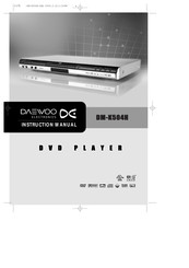 DAEWOO ELECTRONICS DM-K504H Instruction Manual