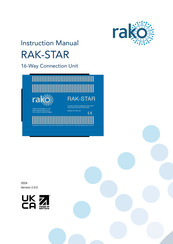 rako RAK-STAR Instruction Manual