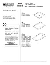 Delta B78513-6032L-WH Installation Instructions Manual