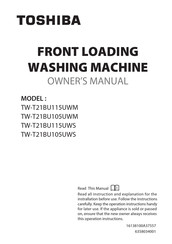 Toshiba TW-T21BU115UWS Owner's Manual