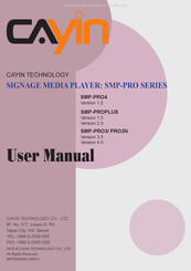Cayin SMP-PRO Series User Manual