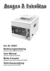 Berger & Schröter 30941 User Manual