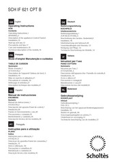 SCHOLTES SCH IF 621 CPT B Operating Instructions Manual