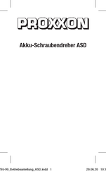 Proxxon ASD 22295 Original Operating Instructions