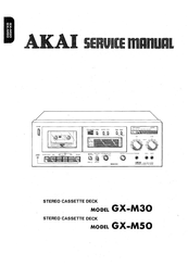 Akai gx-m50 Service Manual