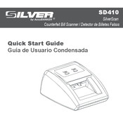 AccuBANKER Silver SilverScan SD410 Quick Start Manual