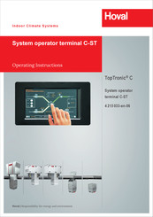 Hoval TopTronic C Operating Instructions Manual