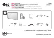 LG 43UR640S9UD Easy Setup Manual