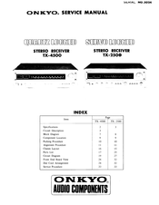 Onkyo TX-4500 Service Manual