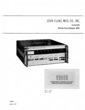 John Fluke 3330B Manual