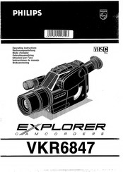 Philips Explorer VKR6847 Operating Instructions Manual