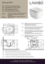 LAVABO Glomp Mini 311509 Installation Instructions Manual