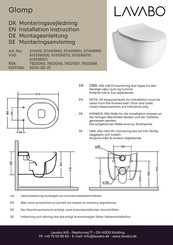 LAVABO 613336012 Installation Instructions Manual