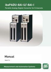 IBA ibaPADU-8AI-I Manual