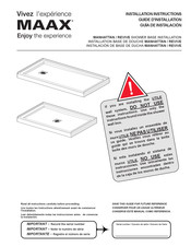 MAAX REVIVE Installation Instructions Manual
