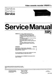 Philips VR6491/75 Service Manual