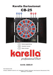 Karella 8089.01 Operation Manual