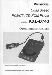 Panasonic KX-LD740 Operating Instructions Manual