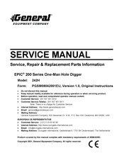 General Equipment EPIC 200 Series Service Manual