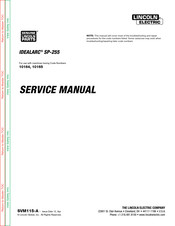 Lincoln Electric IDEALARC SP-255 Service Manual
