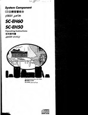 Panasonic SC-EH60 Operating Instructions Manual