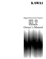Kawai KL2 Owner's Manual