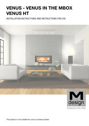 M Design VENUS IN THE MBOX Installation Instructions And Instructions For Use