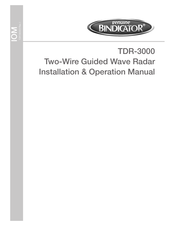 Bindicator TDR-3000 Installation & Operation Manual