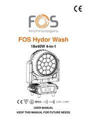 FOS Technologies Hydor Wash User Manual