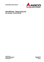 AGCO SimplEbale ACX3743740 Assembly Instructions Manual