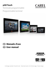 Carel pGD Touch User Manual