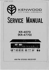 Kenwood KR-4770 Service Manual