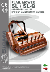 Sicma SL 140 Use And Maintenance Manual