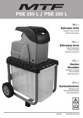 MTF PSE 280 L Original Owner's Manual