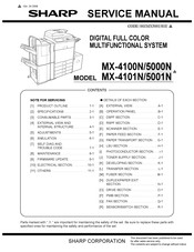 Sharp MX-5000N Service Manual