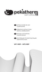 Pekatherm UP210DF Operating Instructions Manual