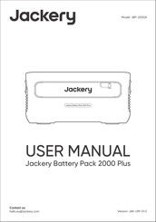 Jackery JBP-2000A User Manual