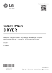 LG DLG8401WE Owner's Manual