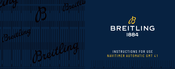 Breitling A32310211G1 Instructions For Use Manual