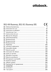 Otto Bock RS2-00 Runway Instructions For Use Manual