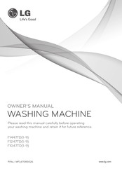 LG F1047TD9 Owner's Manual
