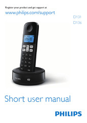 Philips D1362B/FR Short User Manual