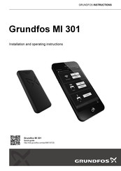 Grundfos MI301M02 Installation And Operating Instructions Manual
