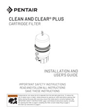 Pentair CLEAR PLUS Installation And User Manual