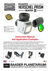 Baader Planetarium HERSCHEL PRISM MARK II Instruction Manual