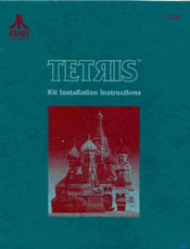 Atari TETRIS Installation Instructions Manual