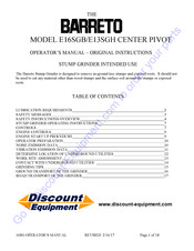 Barreto E16SGB Operator's Manual