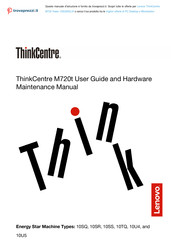 Lenovo 10SR User Manual And Hardware Maintenance Manual