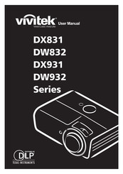 Vivitek DX931 Series User Manual